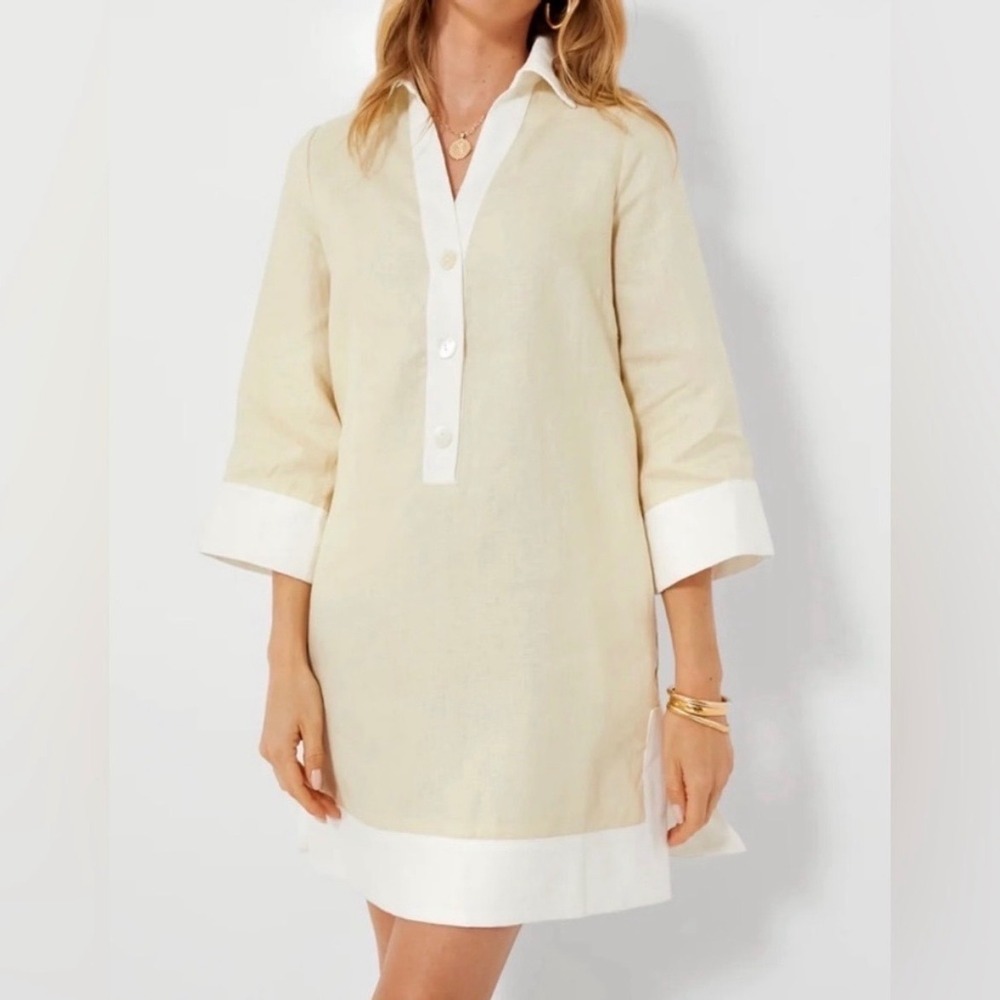 Tuckernuck Linen Collier‎ Tunic Dress XXL